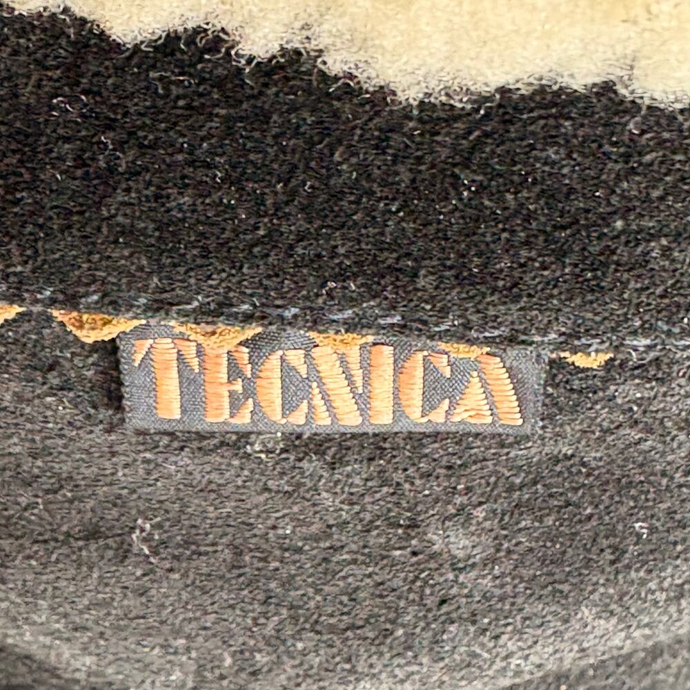 Tecnica Winter Boots Women's Black Suede Furry Top Italian Zippered Side 7 - Picture 2 of 8